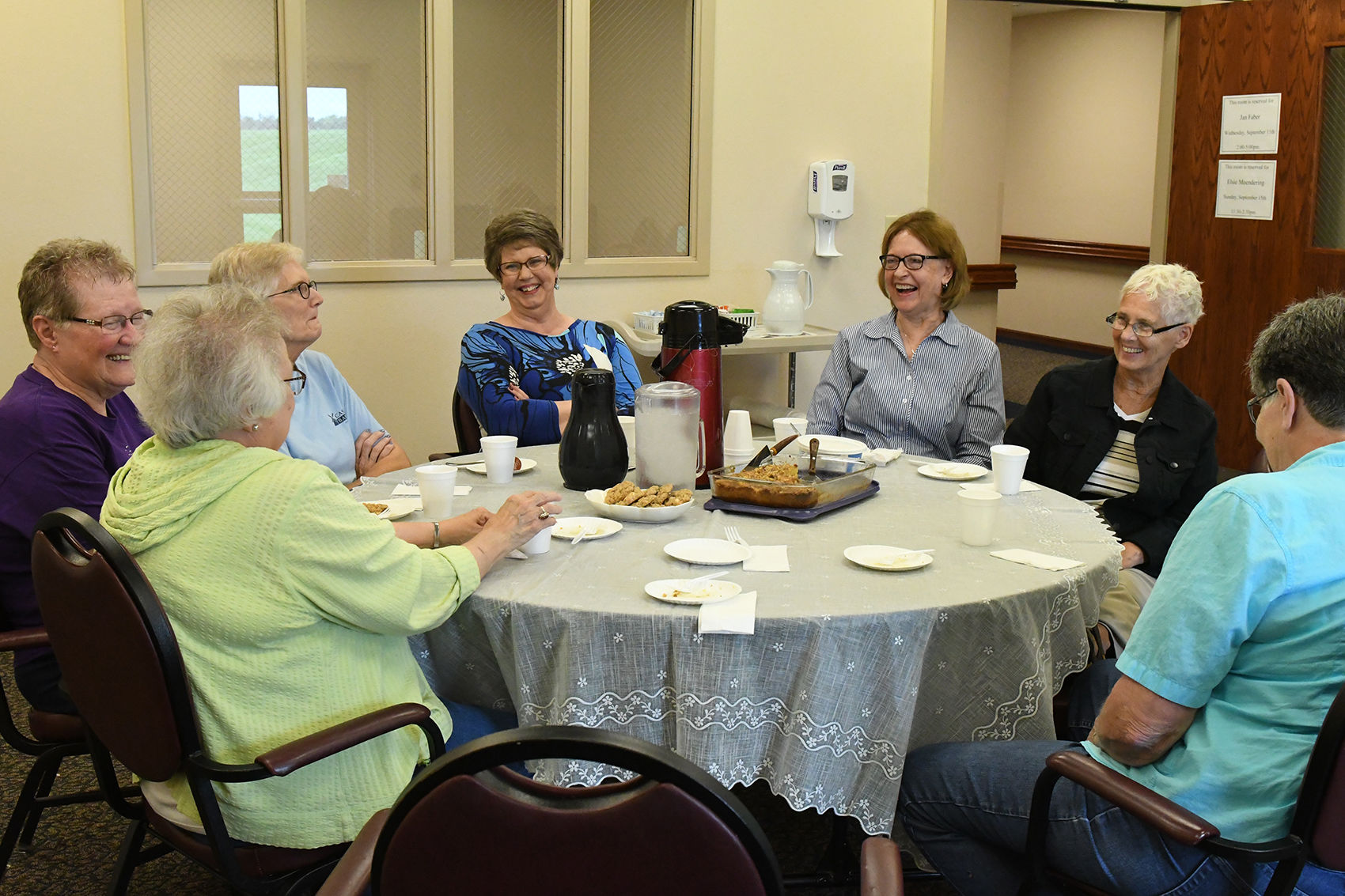 Sioux Center graduates of 1963 gather